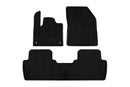 Гумени стелки Gumarny Zubri за Peugeot 5008 (2017+), 3 части, черни
