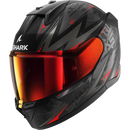 Каска SHARK D-SKWAL 3 BLAST-R MATT BLACK/GREY/RED - Avtozona