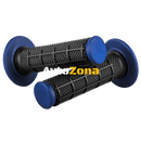 МОТОКРОС РЪКОХВАТКИ MX GRIP DIAMOND DUAL BLACK/BLUE 800 - Avtozona