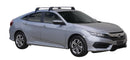 Напречни греди YAKIMA Flush за Honda Civic Хечбек с 5 врати (2017+) – сиви, супер аеродинамични