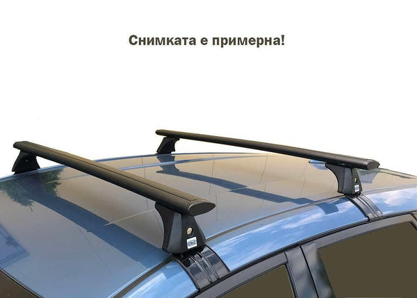 Напречни греди CRUZ Airo Dark за Fiat Tipo седан (2014+) – черни, алуминиеви