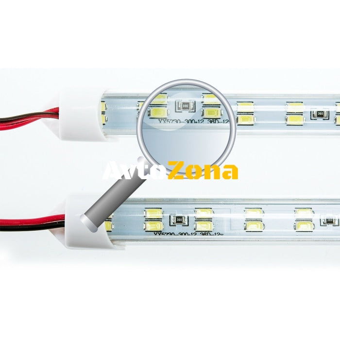 1 брой Лед Интериорна Диодна Лампа Тръба 32см 36 LED Бяла Светлина 12V 2.25W За Автомобил Бус Ван За Дома или Офиса - Avtozona