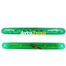 1 брой ЛЕД LED Зелен Диоден Маркер Габарит Токос със 12 светодиода за камион ремарке бус ван каравана платформа 12V - Avtozona