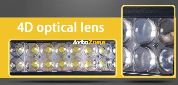 105См 240W Мощен 4D 4Д Епистар Led Bar Лед Диоден Бар Прожектор 12V 24V 14400 Лумена - Avtozona