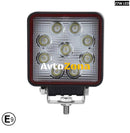 10См 27W Супер Мощен Квадратен PRO Led Диоден Халоген Лед Лампа Прожектор 12-24V - Avtozona