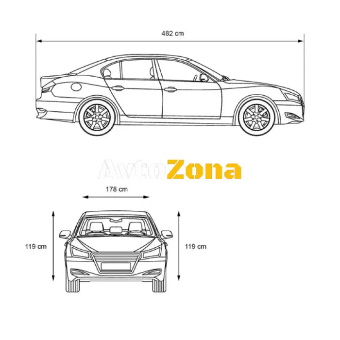 ПОКРИВАЛО ЗА АВТОМОБИЛ - 002 - L - Avtozona