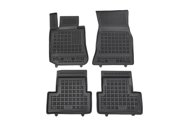 Гумени стелки Rezaw-Plast за BMW i4 G26 Gran Coupe, eDrive 40 (2021+) – 4 части, черни