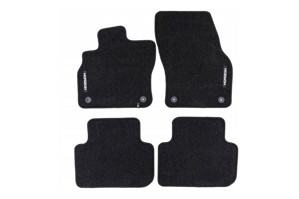Мокетни стелки Frogum Horizon за Audi Q3 (2018+), Q3 Sportback (2019+), 4 части, черни