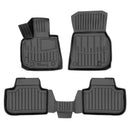 3D гумени стелки Stingray за BMW X3 (G45) (2024+), 4 части, черни