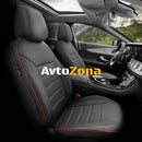 Тапицерия Премиум - Черно/Червено - Avtozona