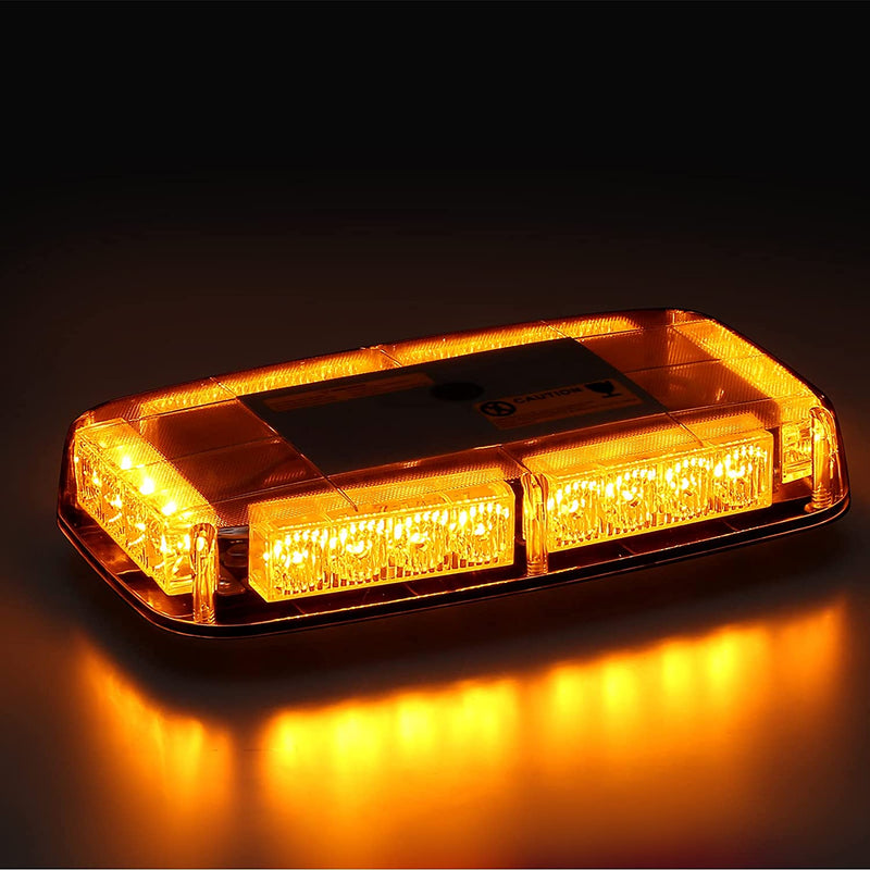 12V 24V Лед Led Диодна Мощна Аварийна Сигнална Лампа Буркан с Магнит 15 режима