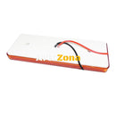 12V Диоден 4 LED ЛЕД Маркер габарит токос светлина за камиони бус ван ремарке каравана - 110 мм х 40 мм - оранжев - Avtozona