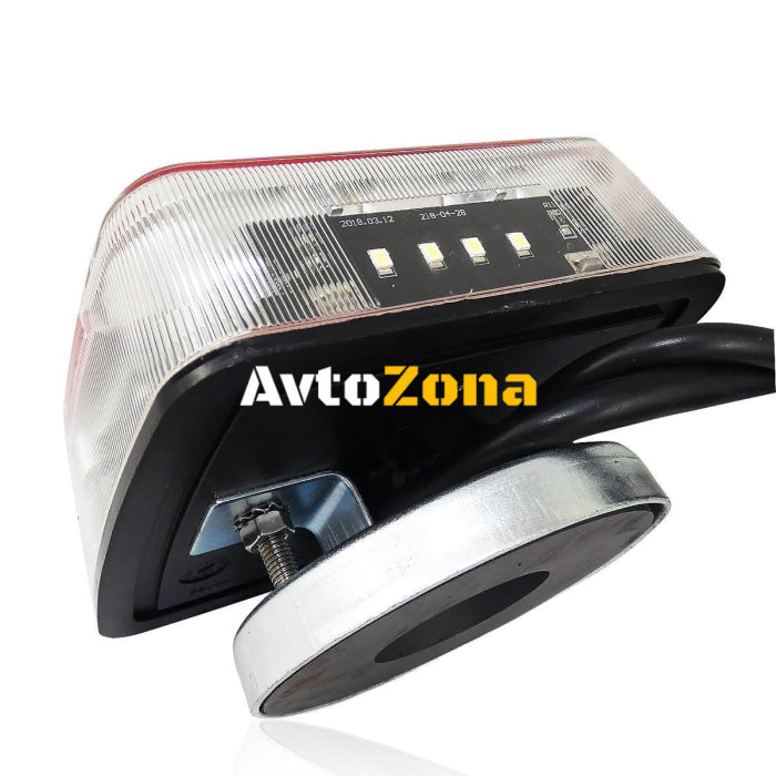 12V LED стопове пет функции за ремаркета и колесари с магнит кабел - Avtozona