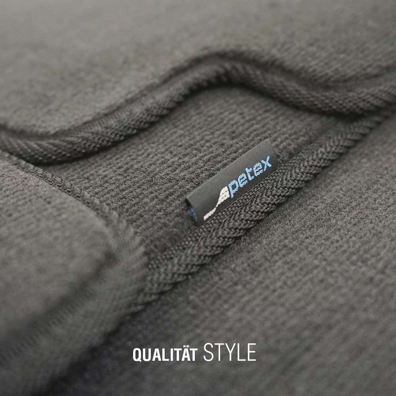 Мокетни стелки Petex за Mitsubishi Lancer (2008–2017) Style, 4 части, черни