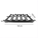 Σχάρα οροφής (140 x 100 cm) - Μαύρο