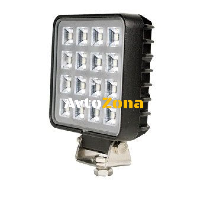 16W 1380lm LED ЛЕД Диоден Фар Работна Лампа Прожектор Задна Светлина - Avtozona