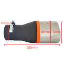 Τριγωνικό ακροφύσιο σιγαστήρα