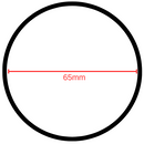 Ακροδέκτης εξάτμισης Akrapovič 65mm