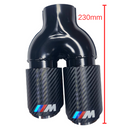 Διπλή απόληξη σιγαστήρα BMW M - Carbon (δεξιά)