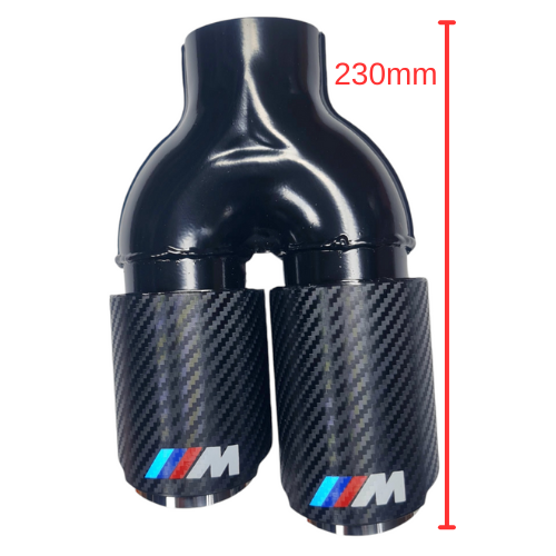 Διπλή απόληξη σιγαστήρα BMW M - Carbon (δεξιά)