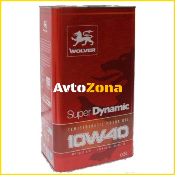 Масло WOLVER 10W40- Super Dynamic 4л. - Avtozona