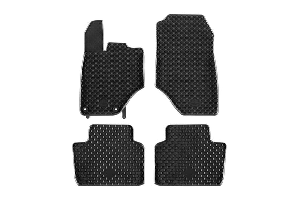 Гумени стелки Gumarny Zubri за Peugeot 5008 Hybrid (2024+), 4 части, черни