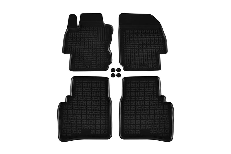 Гумени стелки Rezaw-Plast за Nissan Note (2006–2013) – 4 части, черни