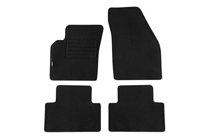 Мокетни стелки Petex за Volvo C30 (2006–2013), Rex, 4 части, черни, захват B058