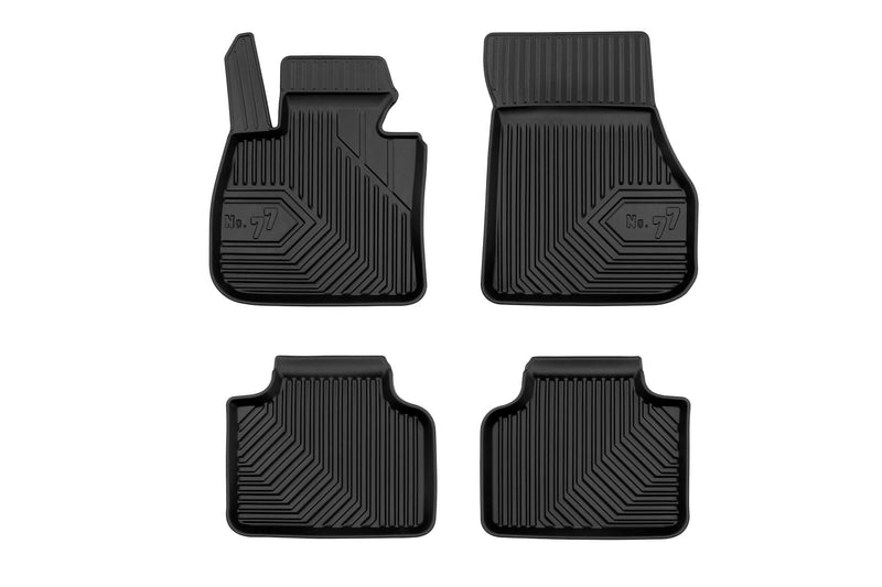 2.5D Гумени стелки Frogum №77 за BMW Серия 2 F45 Active Tourer (2014+), 4 части, черни
