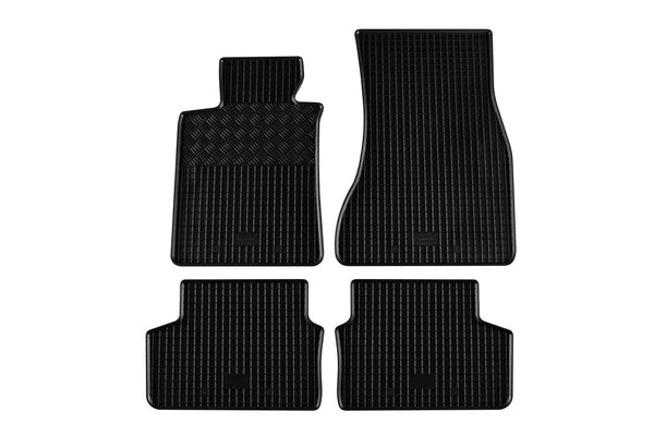 Гумени стелки Rigum за BMW Серия 5 G30/G31 (2017+), 4 части, черни