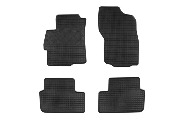 Гумени стелки Rigum за Mitsubishi Lancer (2008+), 4 части, черни