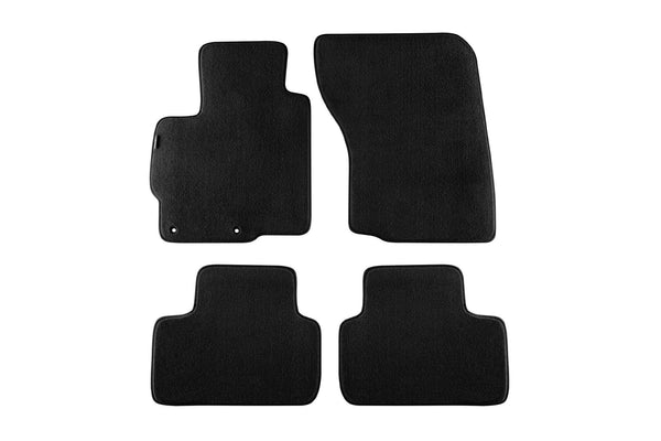 Мокетни стелки Petex за Mitsubishi ASX (2010–2022) Style – 4 части, черни, захват B058