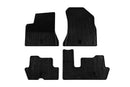 Гумени стелки Gumarny Zubri за Peugeot 3008 (2008–2016), 4 части – черни