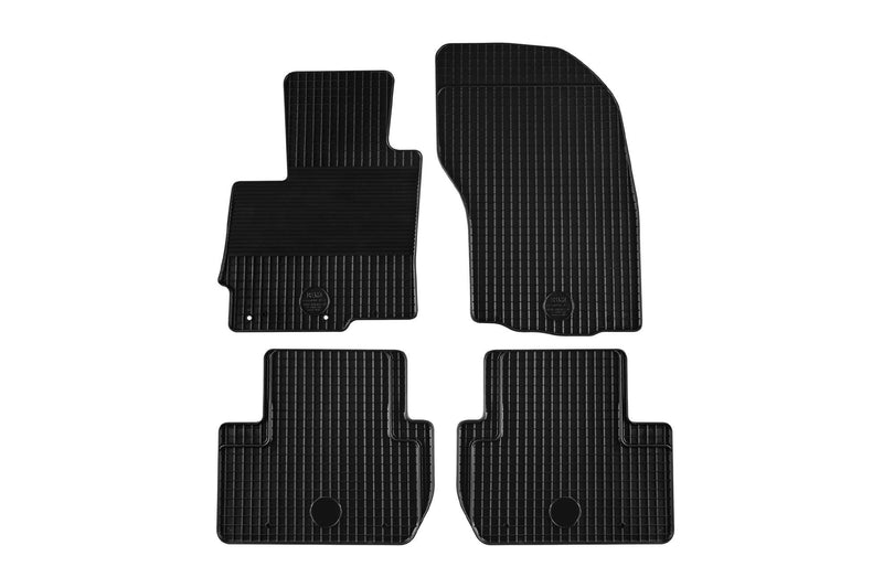 Гумени стелки Gumarny Zubri за Peugeot 4007 (2007–2012) – 4 части, черни