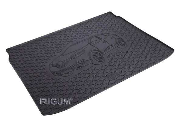 Гумена стелка Rigum за багажник за Renault Kadjar (2015+) с щампа на автомобила