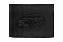 Гумена стелка Rigum за багажник за Ford Focus хечбек (2018+) с щампа на автомобила, черна