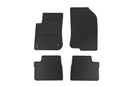 Гумени стелки Rigum за Peugeot 2008 (2013–2019), 4 части, черни