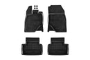 Гумени стелки Rezaw-Plast за Peugeot 3008 (2024+), без електрическа версия, 4 части, черни