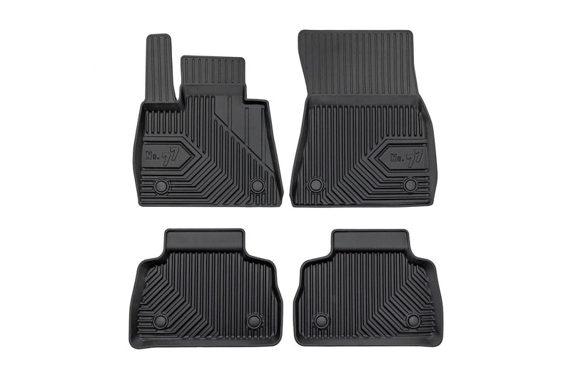 2.5D Гумени стелки Frogum №77 за BMW X6 G06 (2019+), 3 части, черни