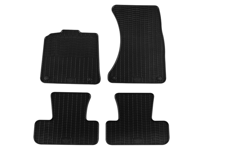 Гумени стелки Petex за Audi Q5 (2008–2016), 4 части – Черни, Захват B014