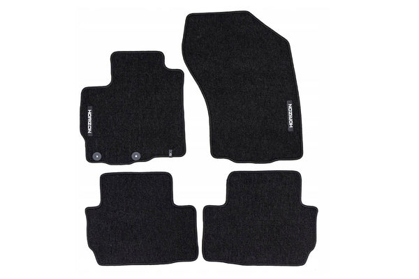 Мокетни стелки Frogum Horizon за Peugeot 4007 (2007–2012), 4 части, черни