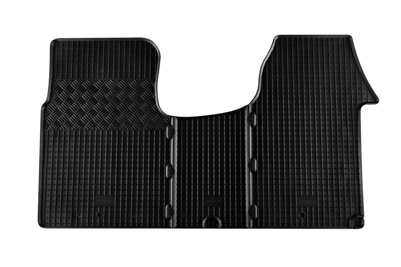 Гумени стелки Rigum за Nissan Primastar (2002+), 3 места, 3 части, черни