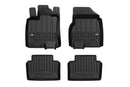3D Гумени стелки Frogum за Nissan Qashqai (2006–2013) Tekna, 4 части, черни
