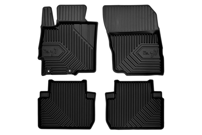 2.5D Гумени стелки Frogum №77 за Mitsubishi Eclipse Cross (2018+), 4 части, черни