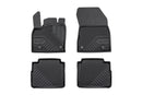 2.5D Гумени стелки Frogum №77 за Nissan X-Trail (2021+), 4 части, черни
