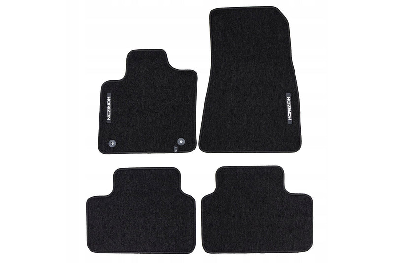 Мокетни стелки Frogum Horizon за Volvo XC40 Recharge (2020+), 4 части, черни
