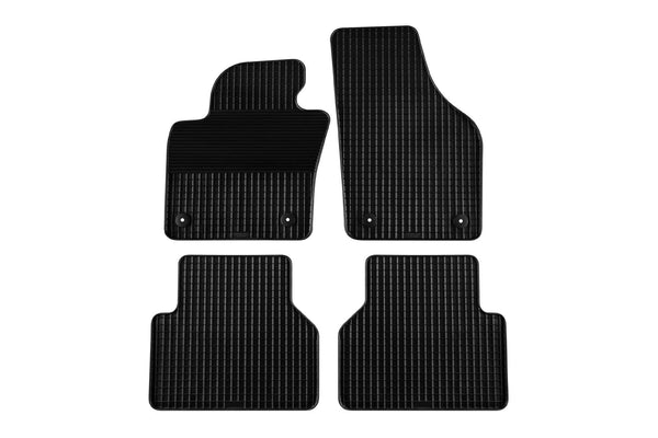 Гумени стелки Gumarny Zubri за Audi Q3 (2010–2018), 4 части, черни