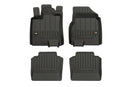 3D Гумени стелки Frogum за Nissan Qashqai I +2 (2006–2013), 4 части, черни