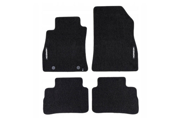 Мокетни стелки Frogum Horizon за Nissan Juke (2010–2019), 4 части, черни