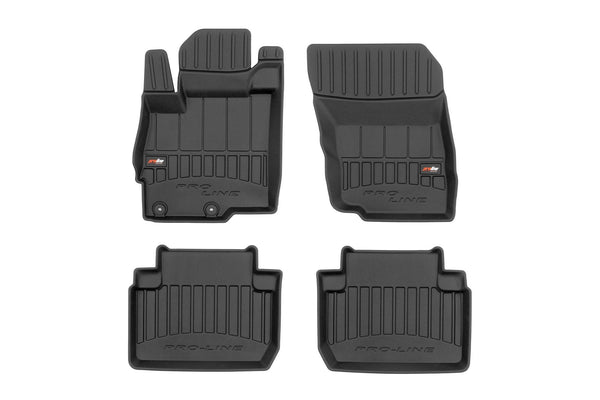 3D Гумени стелки Frogum за Mitsubishi Eclipse Cross (2018+), 4 части, черни